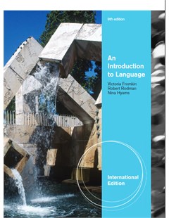 An Introduction to Language. (9th Edition)