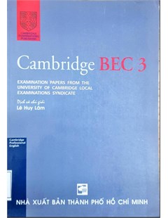  Tài liệu luyện thi chứng chỉ BEC Cambridge BEC 3