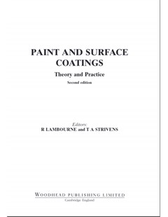 Paint and surface coatings : theory and practice