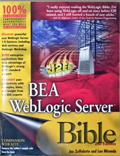 BEA Weblogic Server Bible (2nd edition)