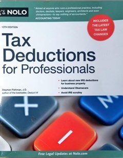 Tax deductions for professionals (10th)