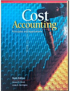 Cost Accounting: Principles and Application