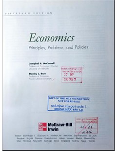 Economics: Principles, Problems, and Policies, 15th
