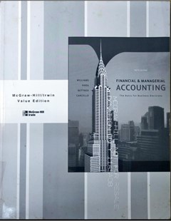 Financial & Managerial Accounting: The basis for business Decisions Fourteenth 14th Edition