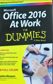 Microsoft office 2016 at work for dummies