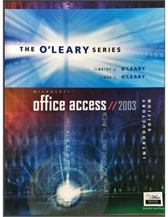 Microsoft office access 2003 (Introductory edition)