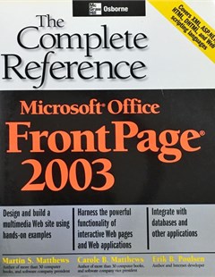 The Complete Reference Microsoft Office FrontPage 2003