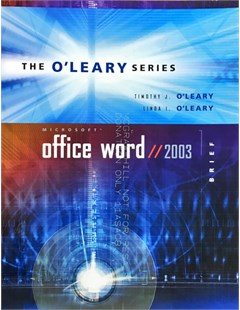 O'Leary Series: Microsoft Office word 2003 Introductory
