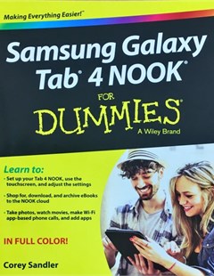 Samsung Galaxy Tab 4 NOOK For DUMMIES