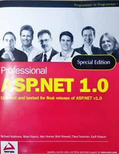 Professional ASP.NET 1.0 special edition