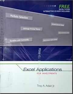 Excel applications for investment