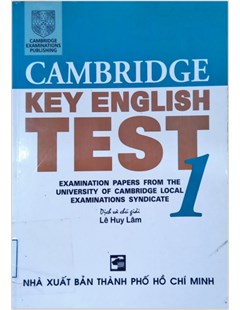 Tài liệu luyện thi chứng chỉ KET Cambridge key English Test 1