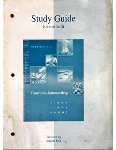 Study guide for use with financial Robert Libbly