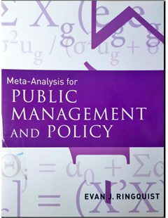 Meta-analysis for public management and policy