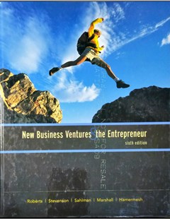 New business ventures and the Entrepreneur Sixth edition