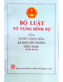 Bộ luật tố tụng hình sự của nước cộng hòa xã hội chủ nghĩa Việt Nam