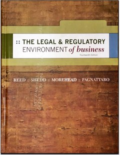 The legal and regulatory environment of business 