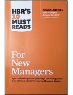 HBR's 10 Must Reads For New Managers