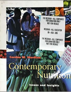 Contemporary nutrition :Issues and insights