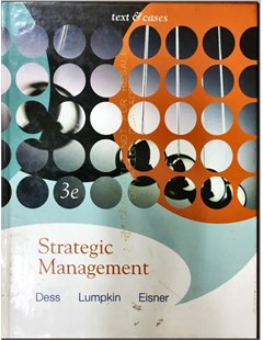 Strategic management 3e : Text and cases