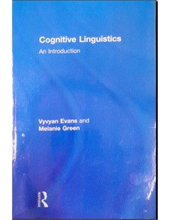 Cognitive Linguistics: An Introdution