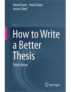 How to write a better thesis