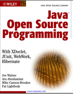 Java Open Source Programming with Xdoclet, Junit, WebWork, Hibernate
