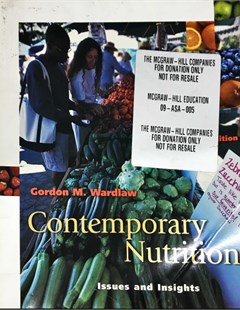 Contemporary nutrition: Issues and insights