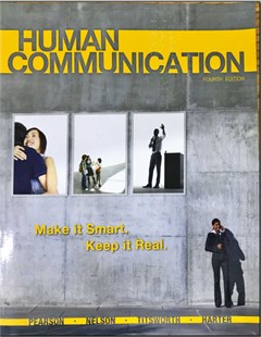 Human communication, fourth edition