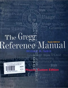 The Gregg reference manual: A manual of style, grammar, usage, and formatting