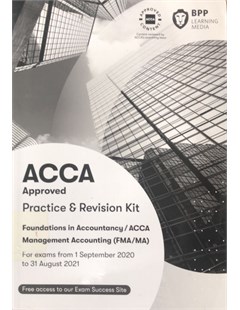 Management accounting (FMA/MA): Practice & Revision kit