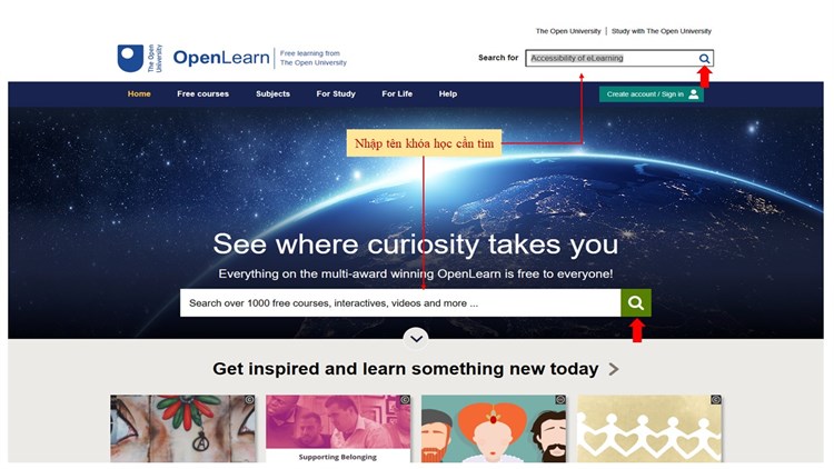 Nền tảng học tập miễn phí OpenLearn