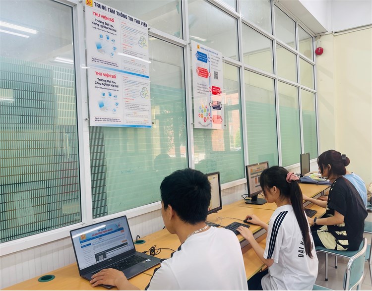 Thư viện Đại học Công nghiệp Hà Nội mở rộng nguồn tài nguyên học liệu thông qua trang Thư viện số