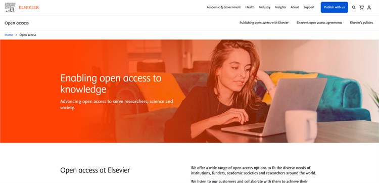 Giới thiệu về Cơ sở dữ liệu truy cập mở Elsevier Open Access