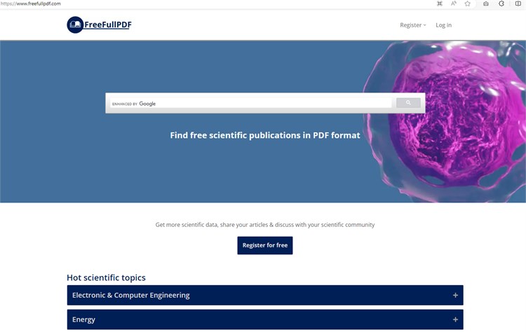 Công cụ tìm kiếm bài viết khoa học miễn phí FreeFullPDF.com