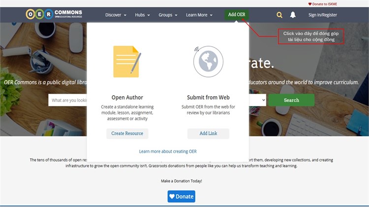 Giới thiệu về OER Commons