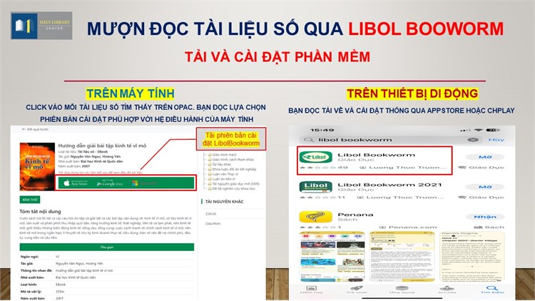 Tài liệu Hướng dẫn khai thác và sử dụng tài nguyên thông tin Thư viện Đại học Công nghiệp Hà Nội năm 2024