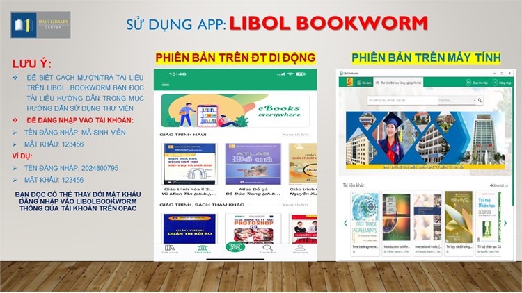 Tài liệu Hướng dẫn khai thác và sử dụng tài nguyên thông tin Thư viện Đại học Công nghiệp Hà Nội năm 2024