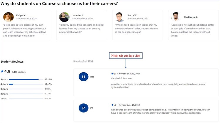 Khóa học “Ứng dụng trong cơ khí kỹ thuật - Applications in engineering mechanics” trên Coursera