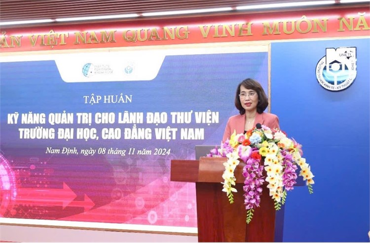 Thư viện Đại học Công nghiệp Hà Nội tham gia tập huấn kỹ năng quản trị cho lãnh đạo thư viện trường đại học, cao đẳng