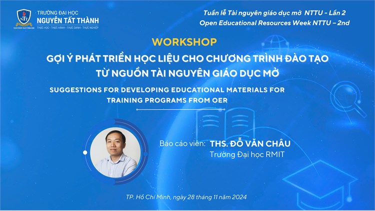 Thư viện Đại học Công nghiệp Hà Nội tham gia Workshop: Gợi ý phát triển học liệu từ nguồn tài nguyên giáo dục mở