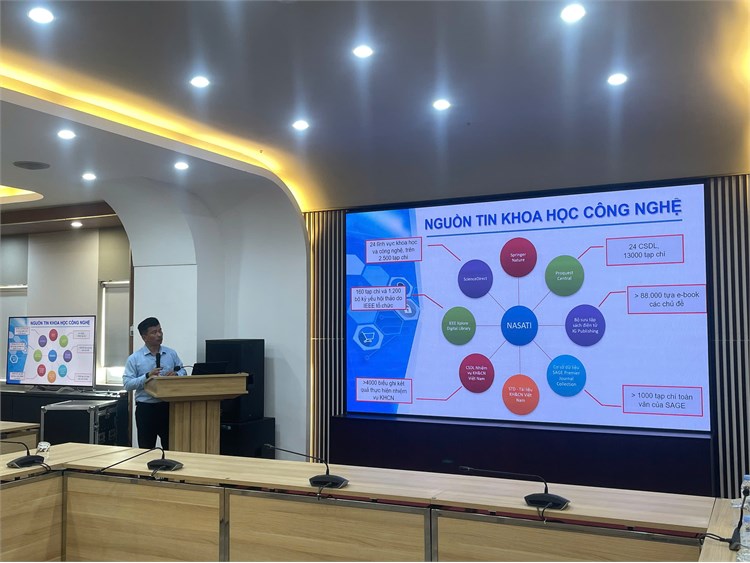 Đại học Công nghiệp Hà Nội tổ chức tập huấn “Khai thác tài nguyên thông tin phục vụ giảng dạy, học tập và nghiên cứu khoa học” đợt 1 năm 2024