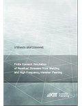 Finite Element Simulation of Residual Stresses from Welding and High Frequency Hammer Peening