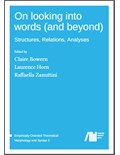 On looking into words (and beyond): Structures, Relations, Analyses