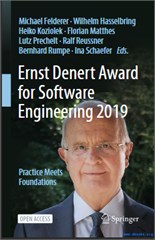 Ernst Denert Award for Software Engineering 2019: Practice Meets Foundations