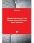 Montecarlo Simulation of Two Component Aerosol Processes