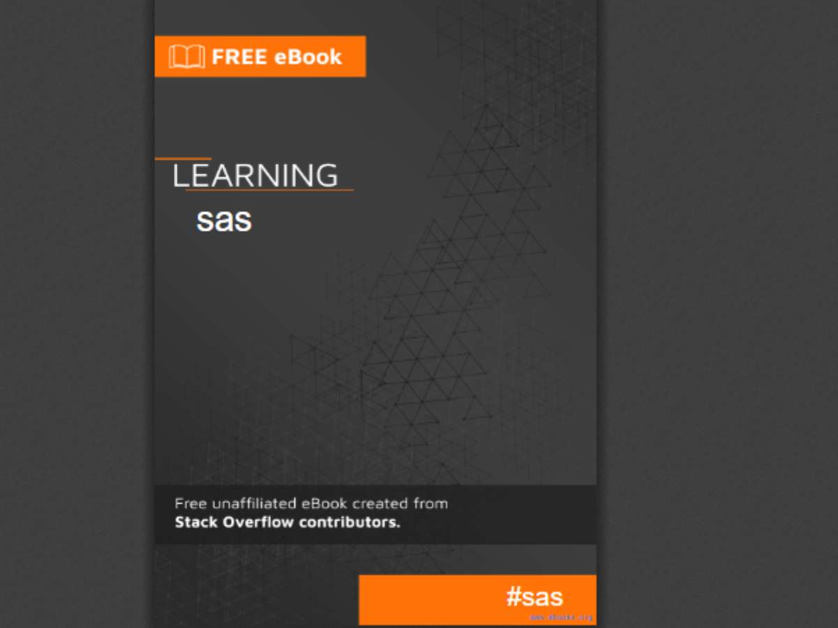 Learning SAS