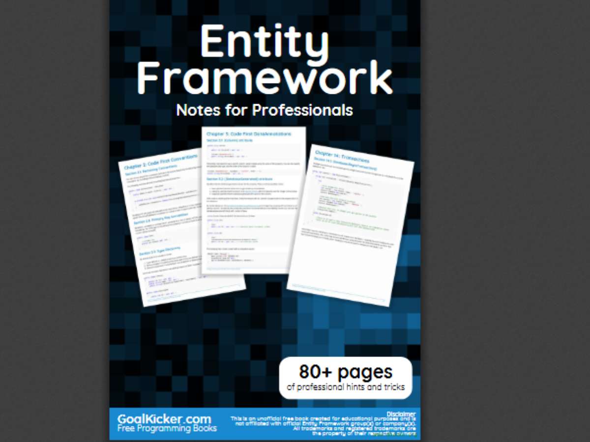 Entity Framework Notes for Professionals