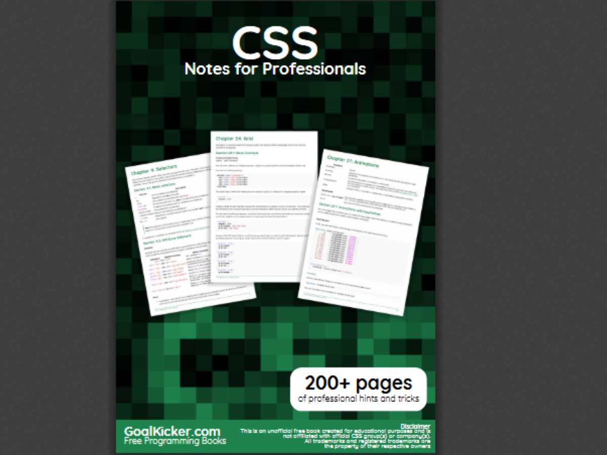 CSS Notes For Professionals