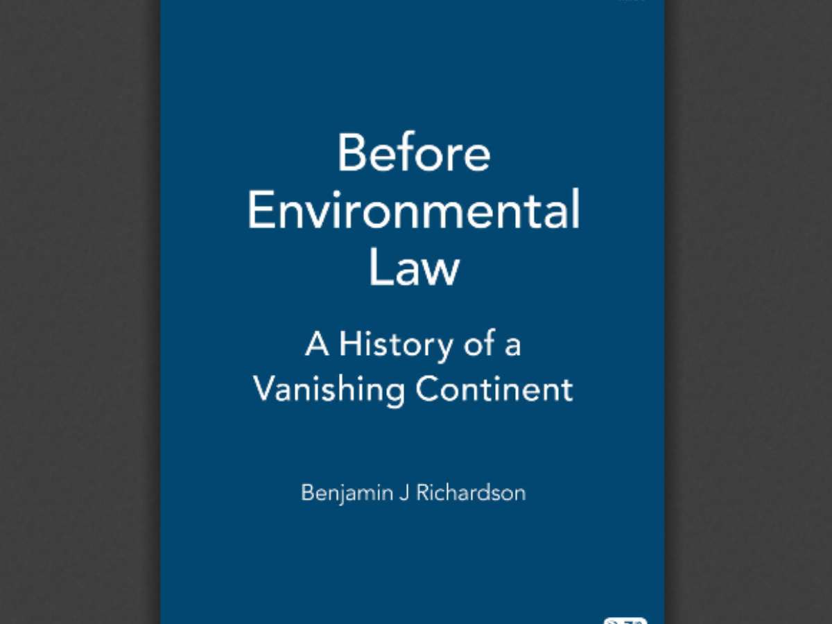 Before Environmental Law: A History of a Vanishing Continent